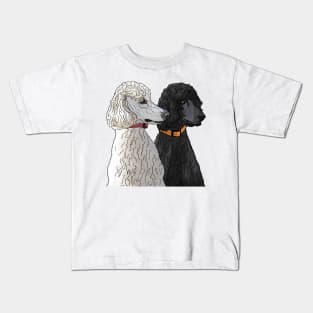 Pair of Poodles Kids T-Shirt